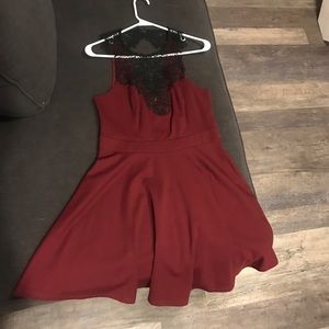 Maroon Dress